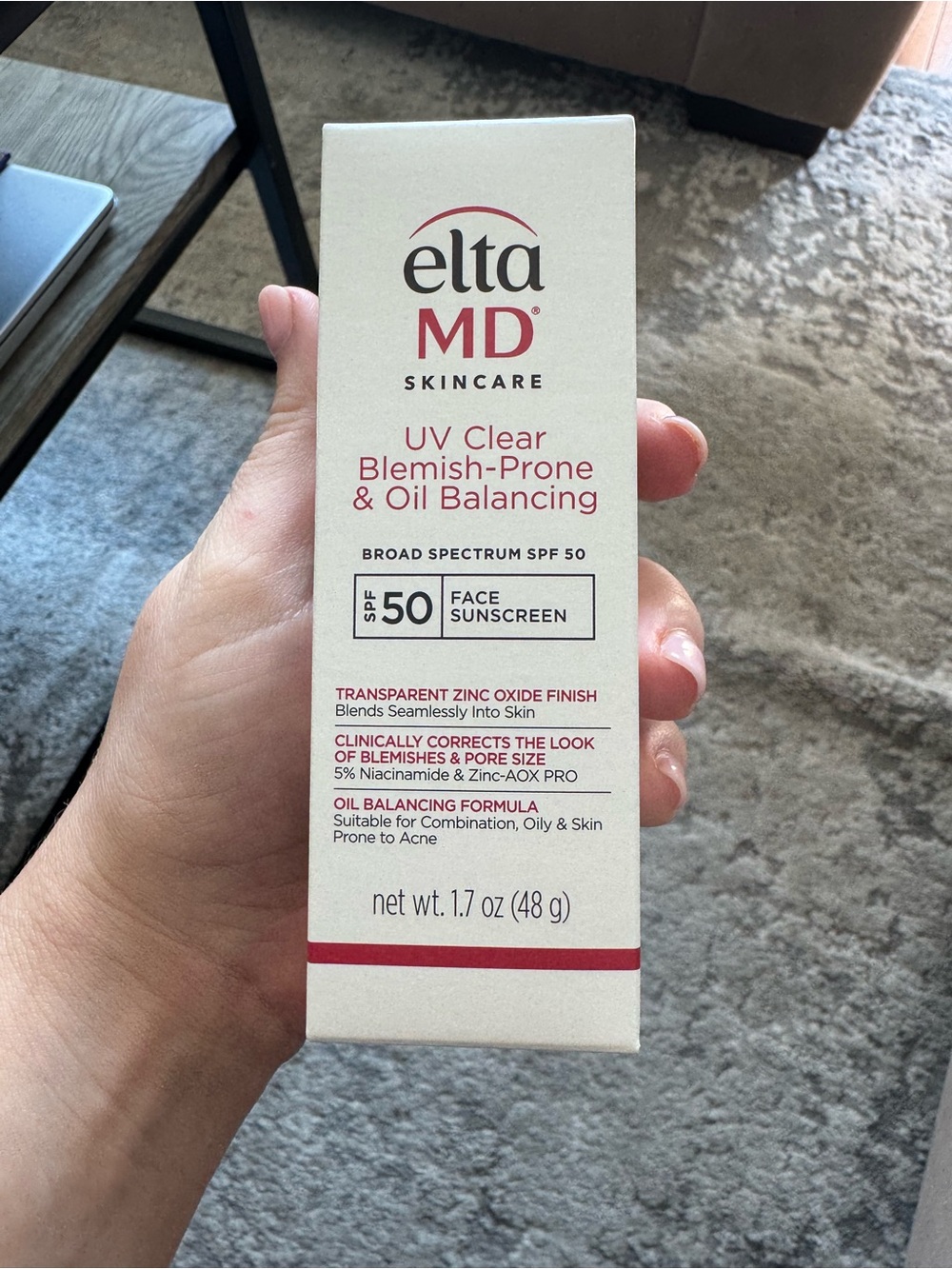 EltaMD Skincare UV Clear SPF 50 Facial Sunscreen – White & Red Box